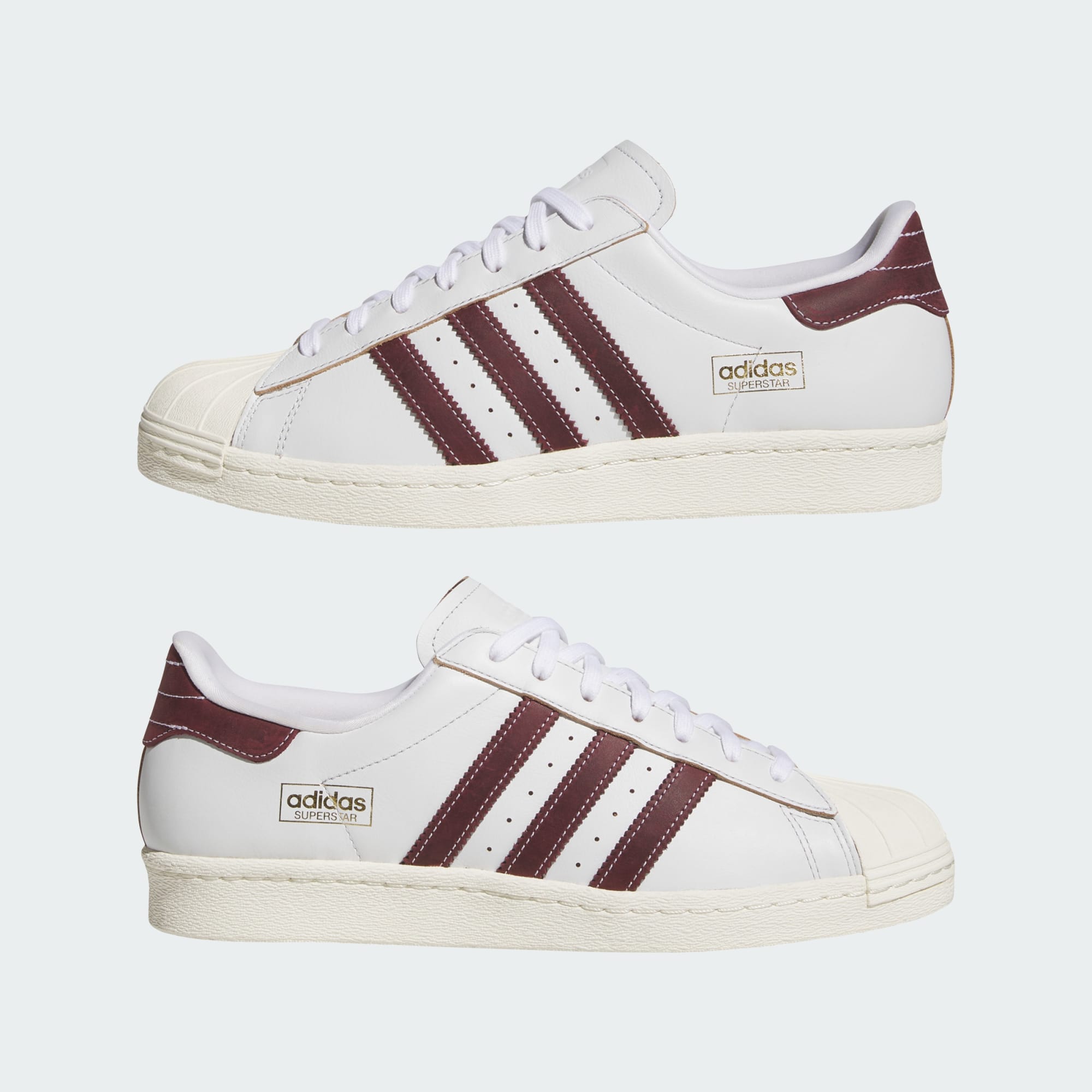 ADIDAS SUPERSTAR 80 ADV Crystal White / Shadow Red/ Off White