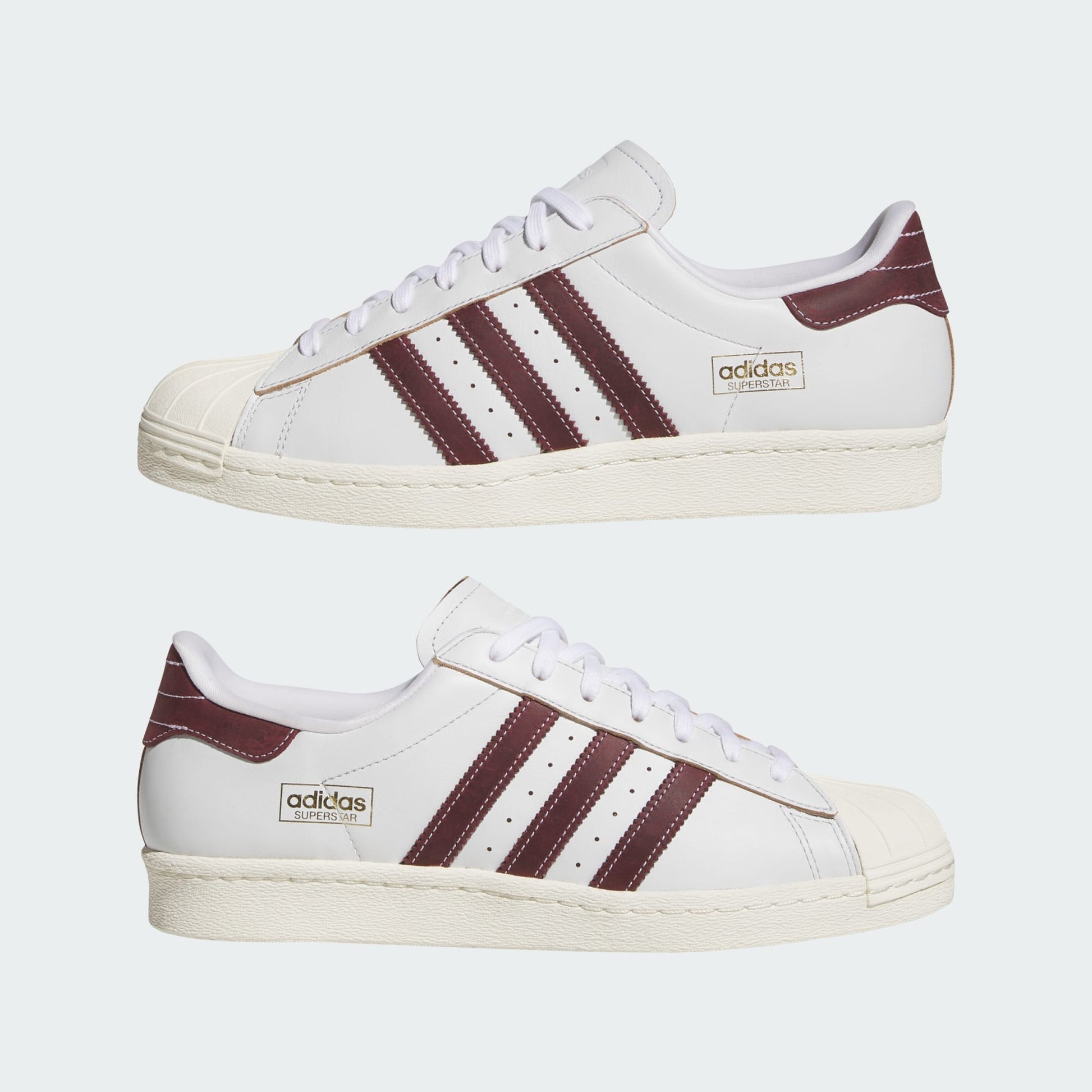 ADIDAS SUPERSTAR 80 ADV Crystal White / Shadow Red/ Off White