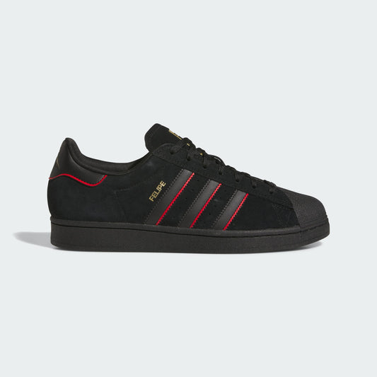 Adidas Superstar x Felipe Black/ Red / Gold