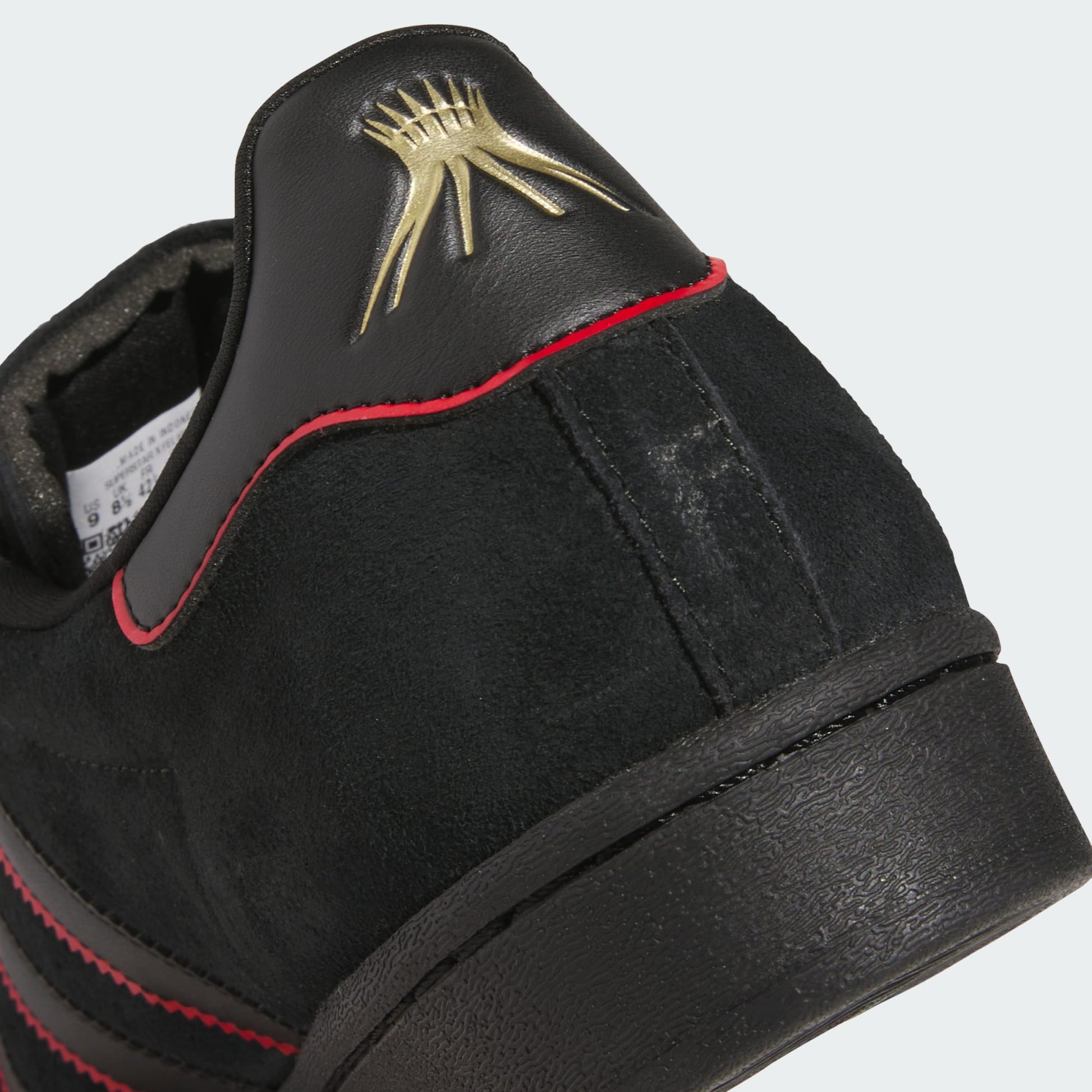 Adidas Superstar x Felipe Black/ Red / Gold
