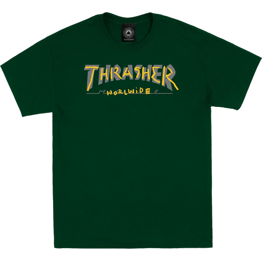 Thrasher Trademark Tee Green
