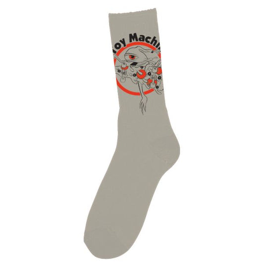 TOY MACHINE PIZZA SOCK KHAKI