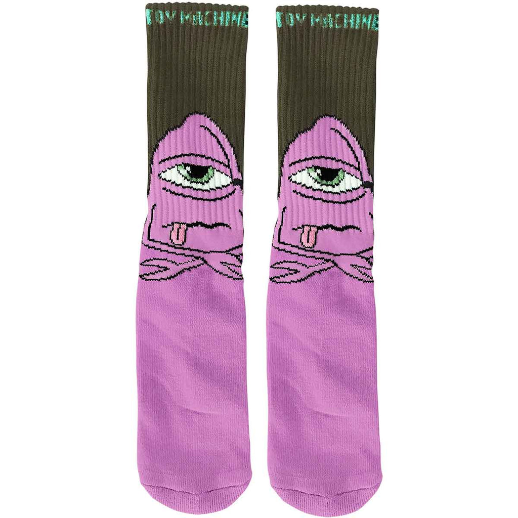 TOY MACHINE BORED SECT CREW SOCK LAVENDER