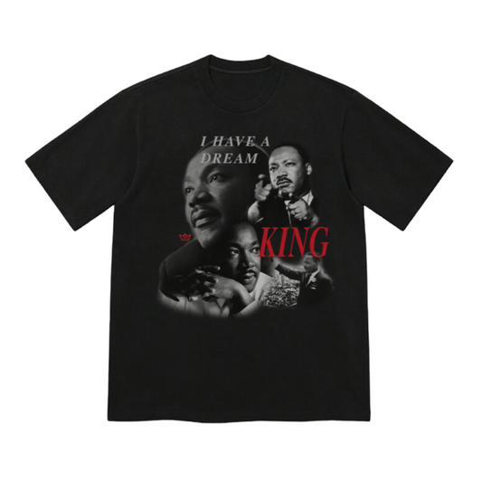 King MLK Dream Tee Black