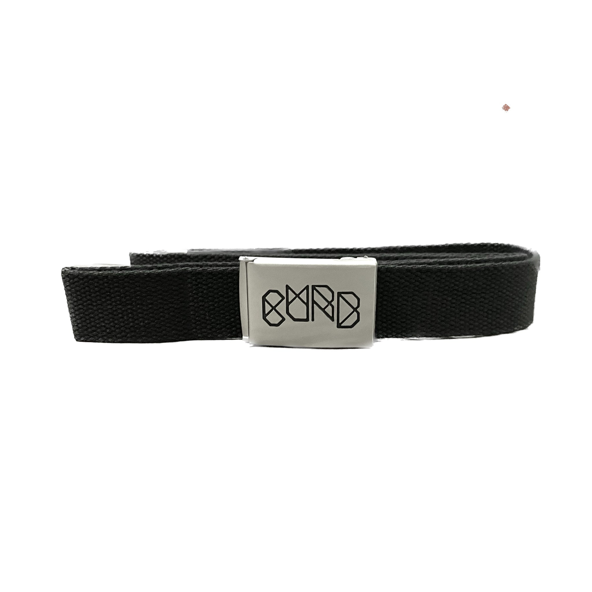 Curb Classic Logo Web Belt Black