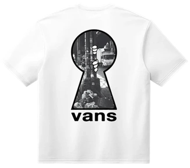 Vans - Keyhole Classic Tee White
