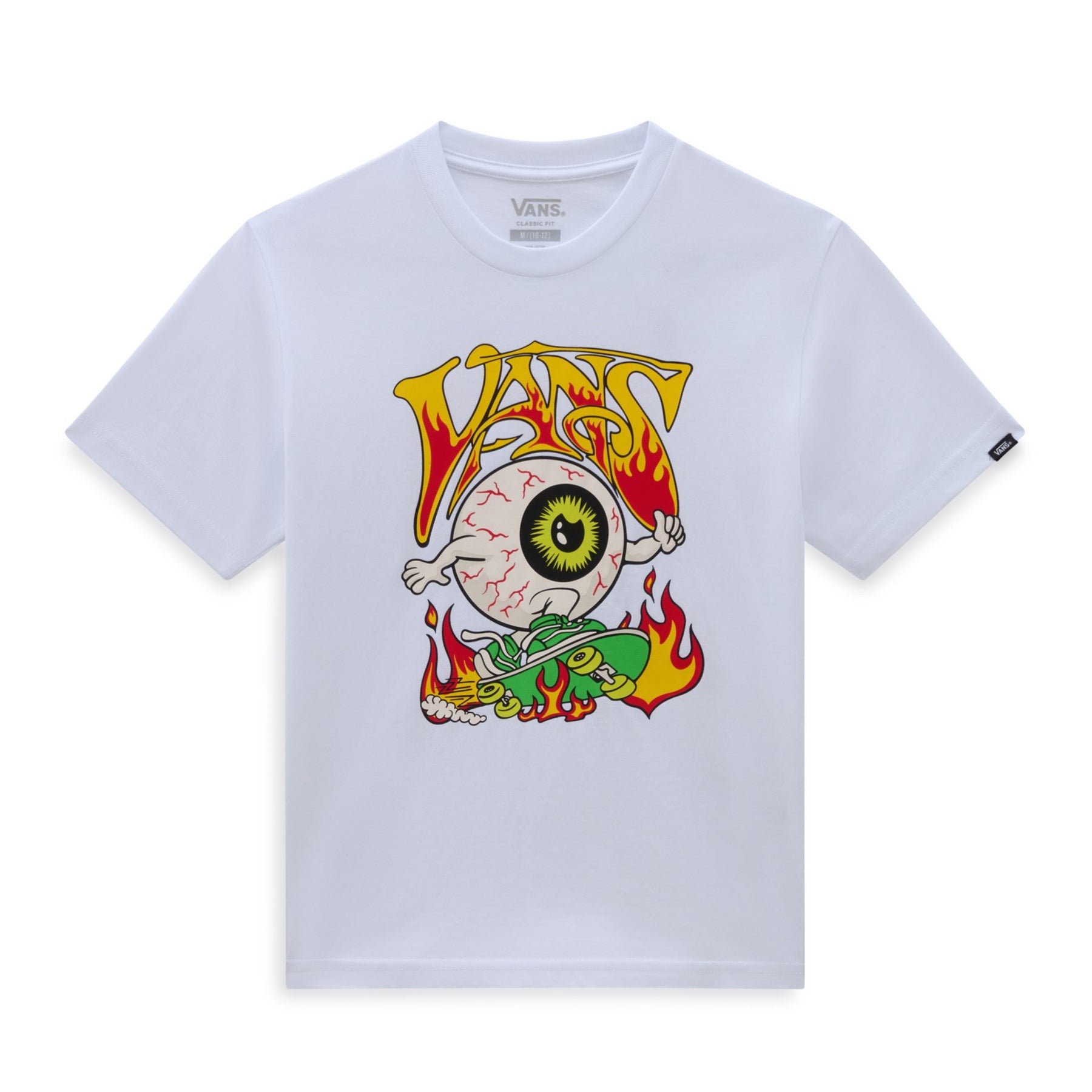 Vans Eyeballies Youth Tee White