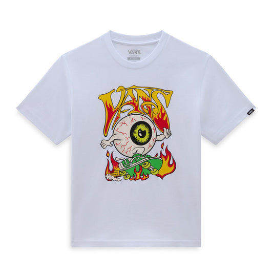 Vans Eyeballies Youth Tee White