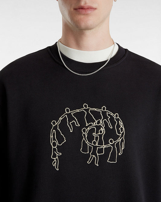 Vans Skate Hold Hands Pullover Crewneck Black