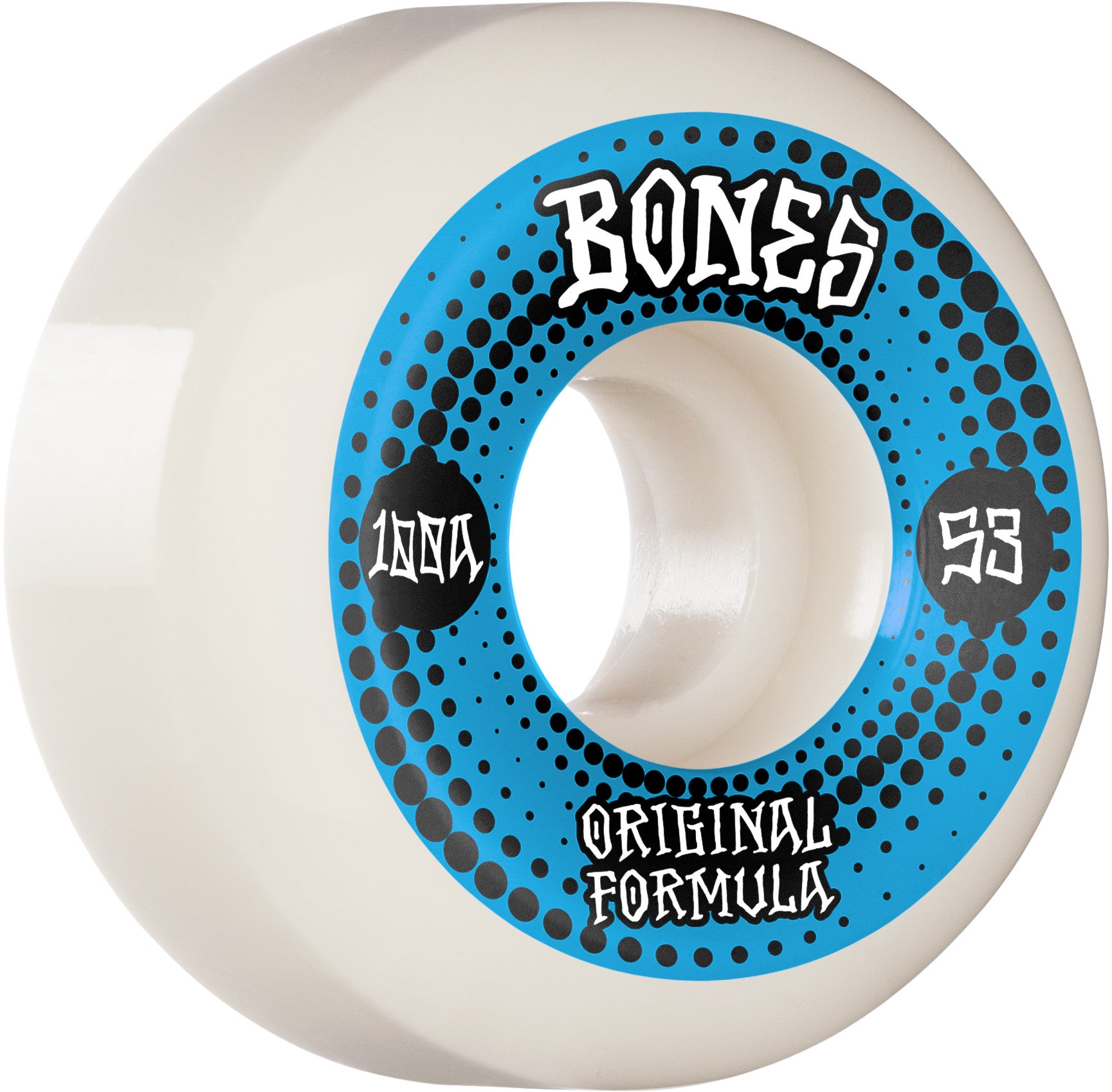 Bones Wheels V5 Sidecut 100’s OG Formula White 53mm #5
