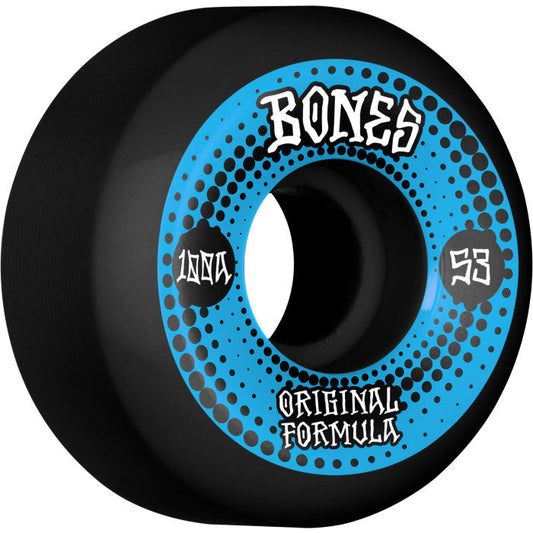 Bones Wheels 100’s OG Formula V5 Sidecut Black 53mm #4