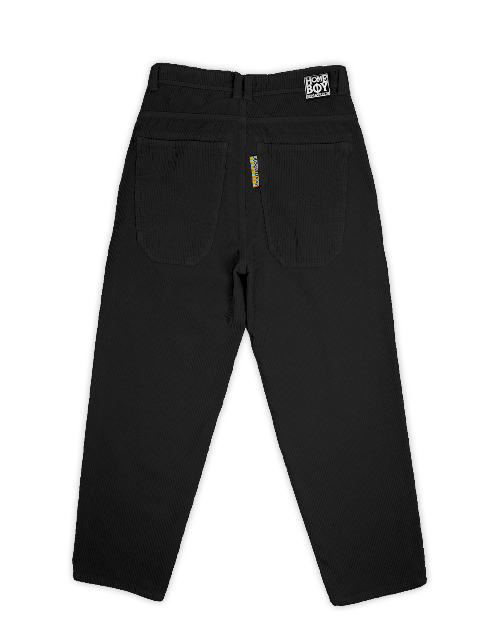HomeBoy X-Tra Baggy Cord Pants Black