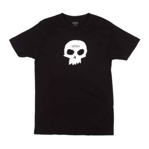 Zero Single Skull Tee Black