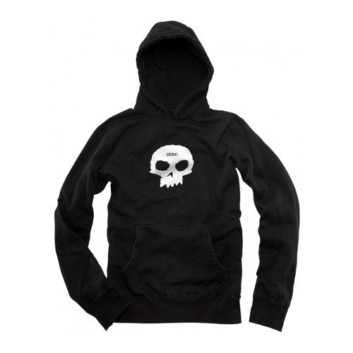 Zero Single Skull Hood Black