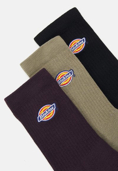 Dickies Valley Grove Socks 3-Pack Plumpe
