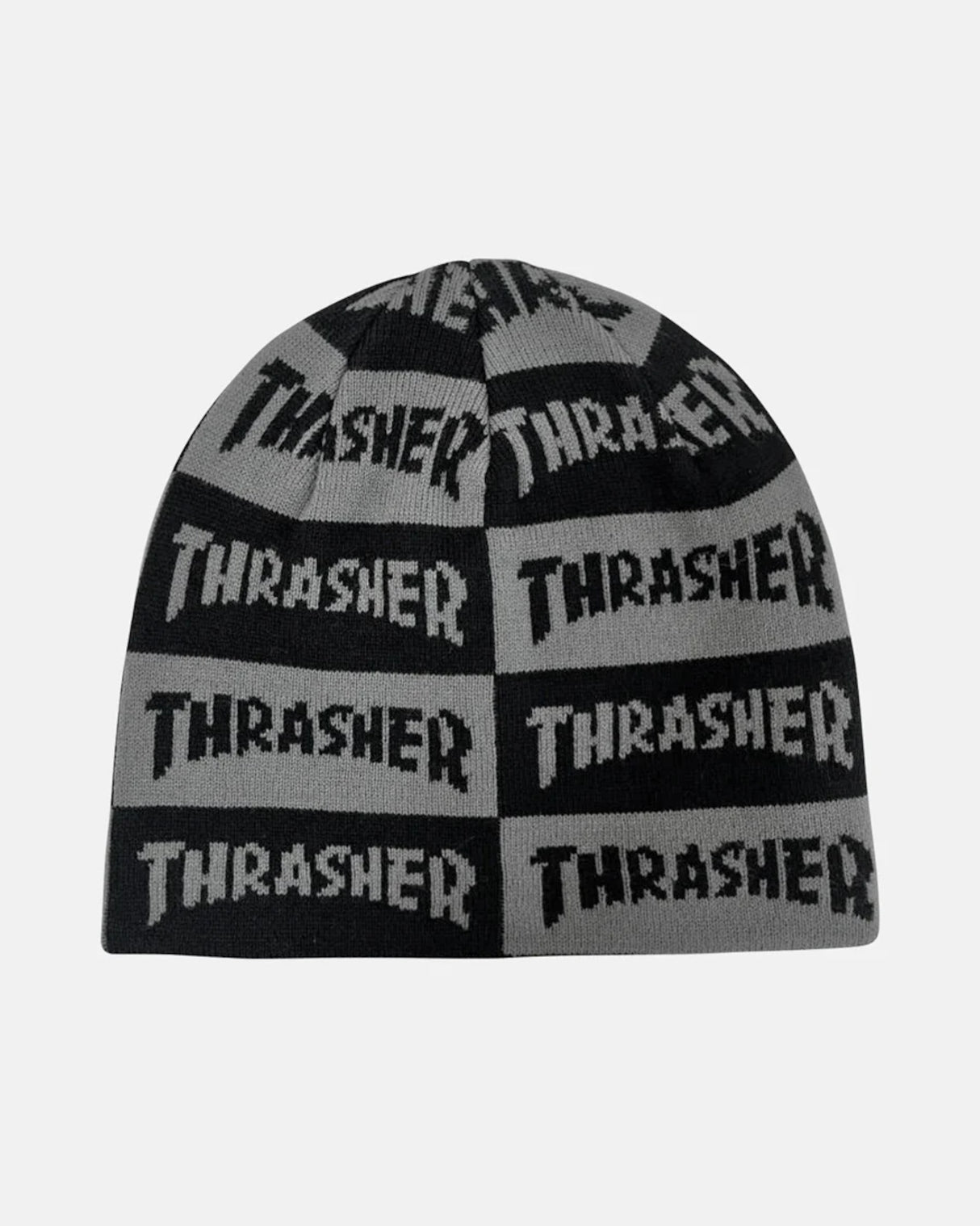 Thrasher Mag Checkered Beanie Black/Grey