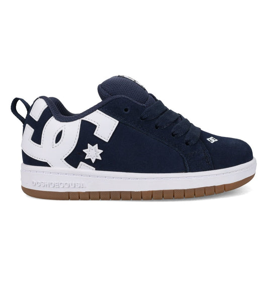 DC Court Graffik Youth Navy / White / Gum  (410)