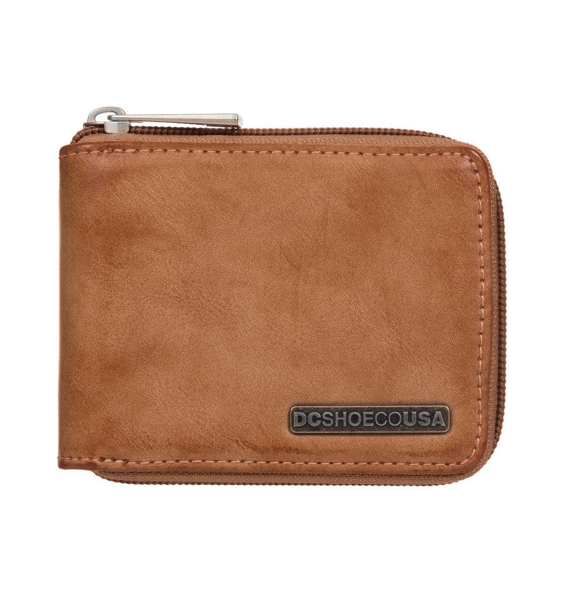 DC Rykes Zip Wallet Brown