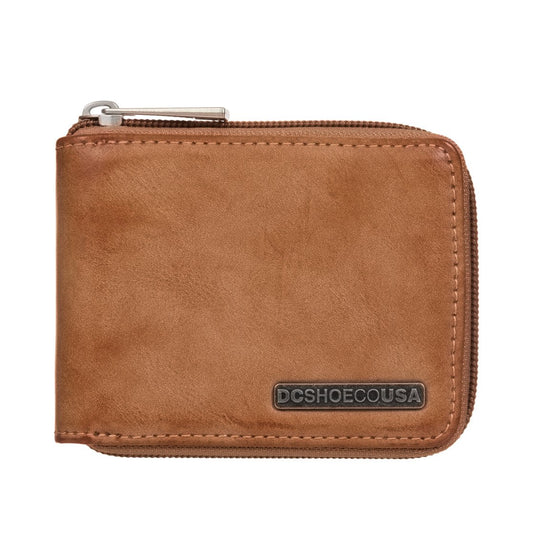DC Rykes Zip Wallet Brown