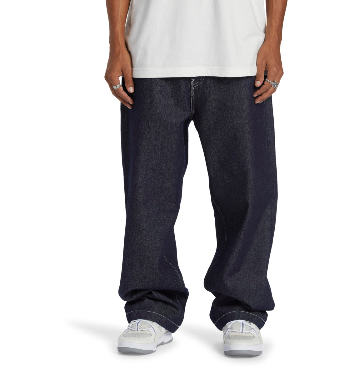 DC Worker Baggy Denim Youth Pant Boy RRI Dark Denim