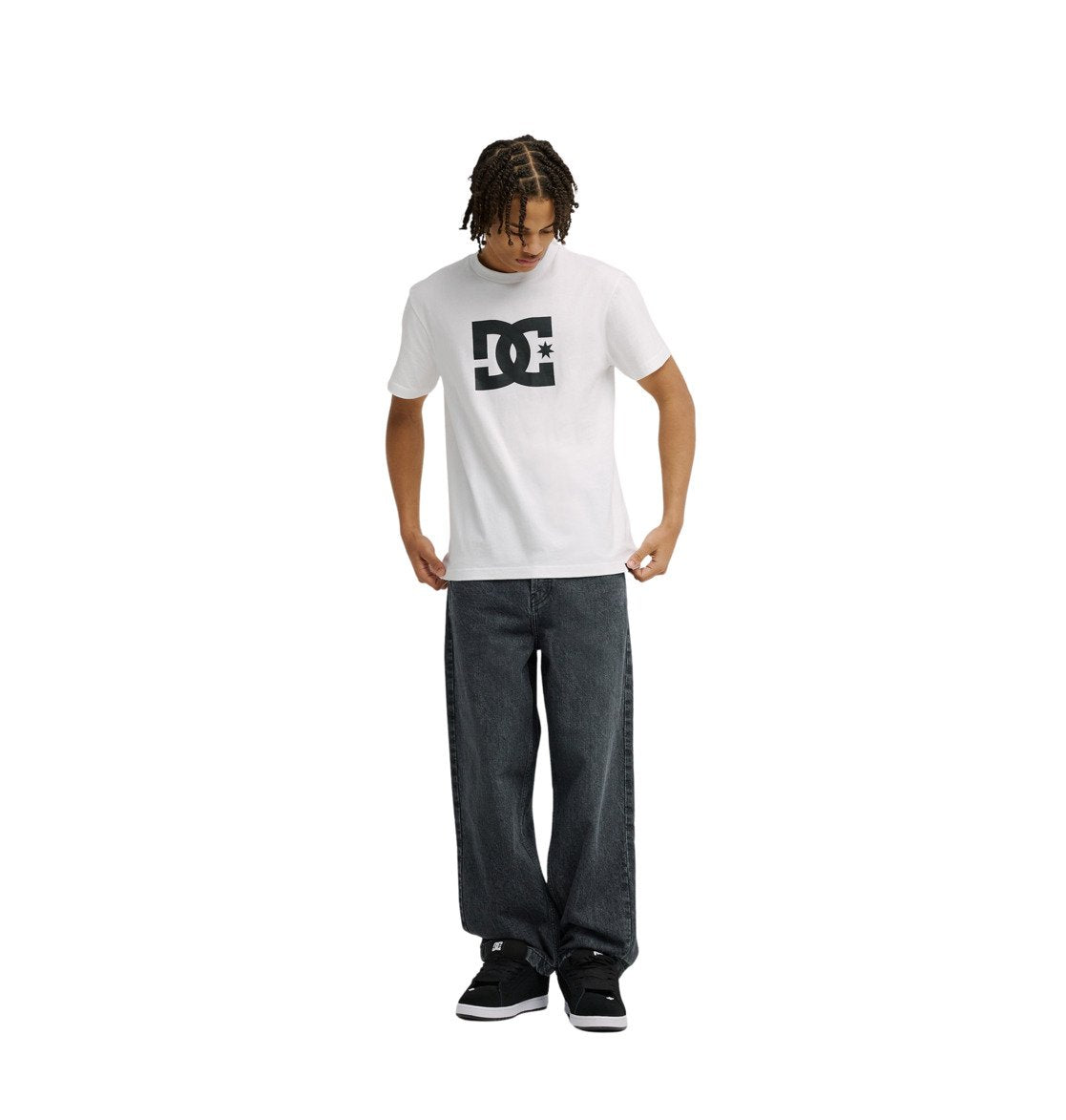 DC Star Tee White