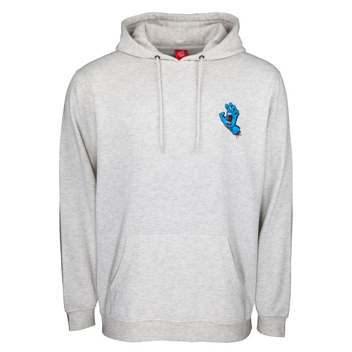 Santa Cruz Screaming Hand Chest Hood Athletic Heather
