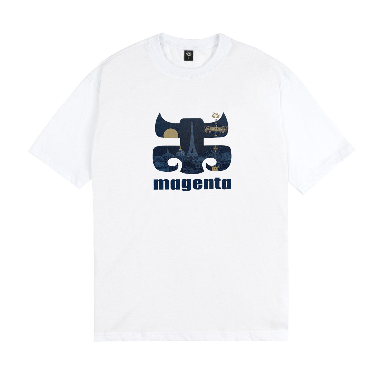 Magenta Magenpath Tee White