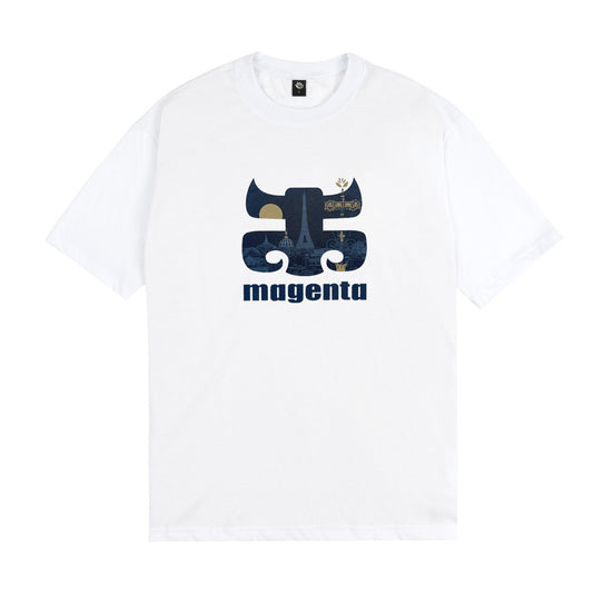 Magenta Magenpath Tee White