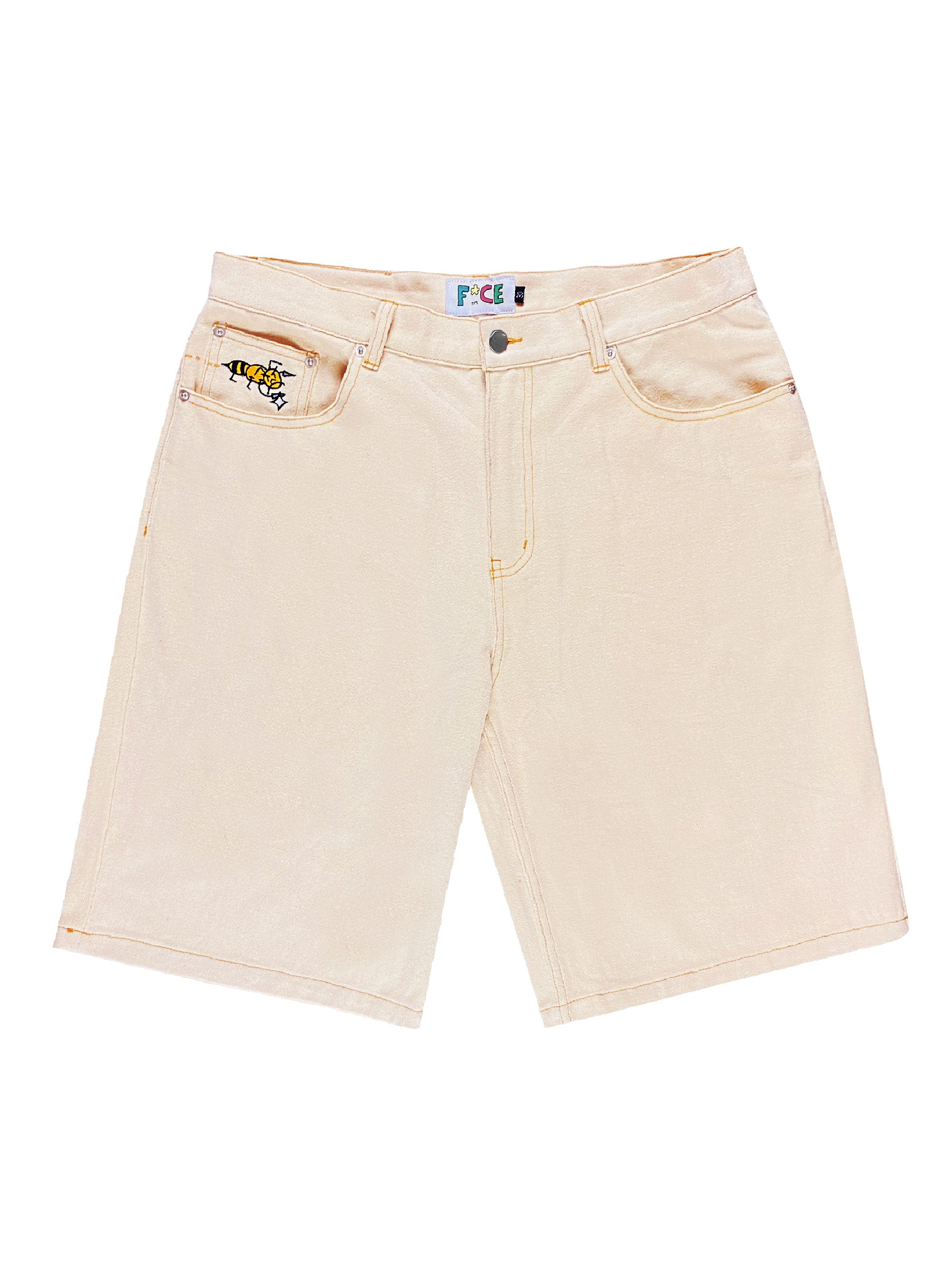 F*CE WASP SHORTS Beige Brown