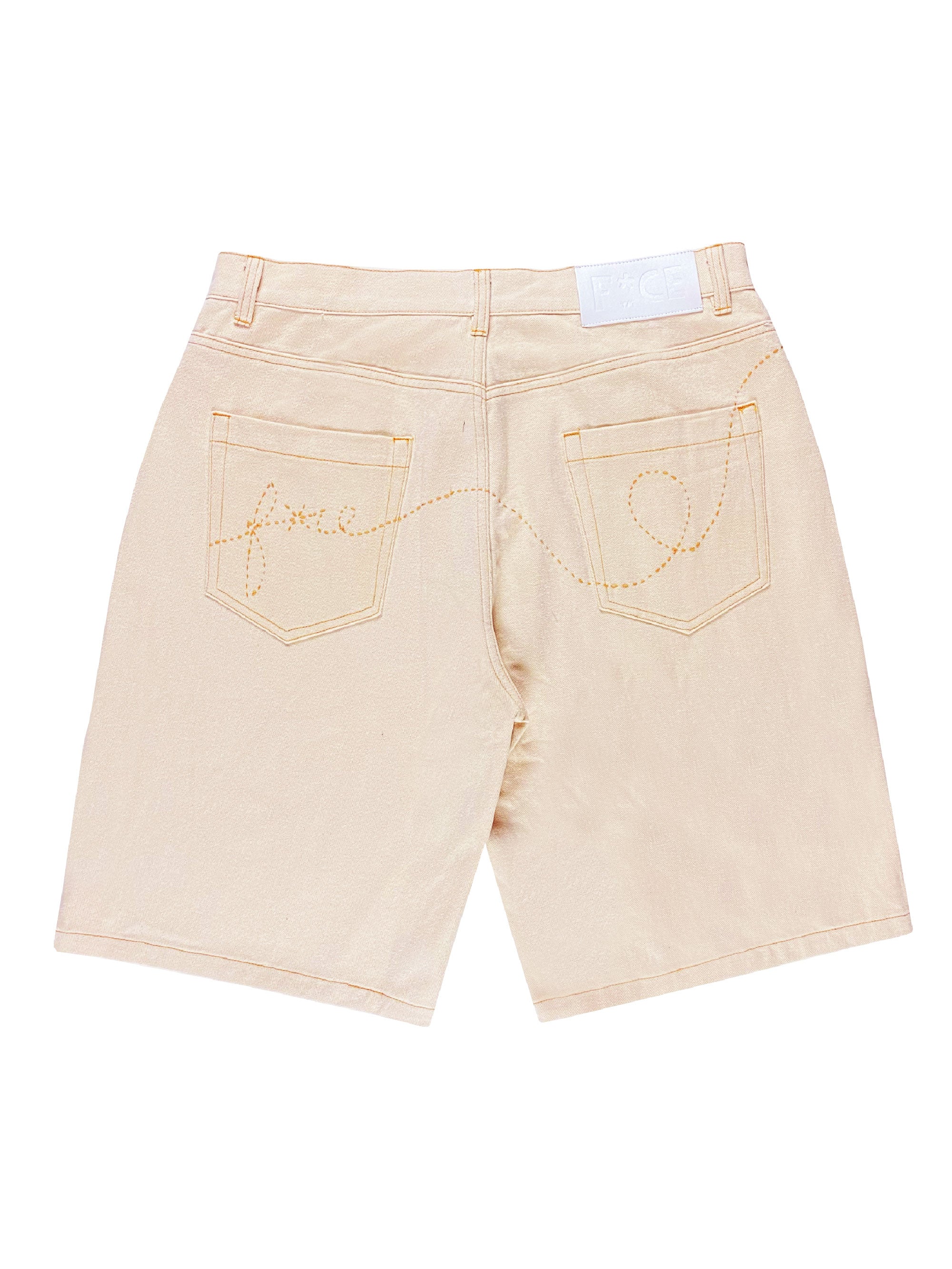 F*CE WASP SHORTS Beige Brown