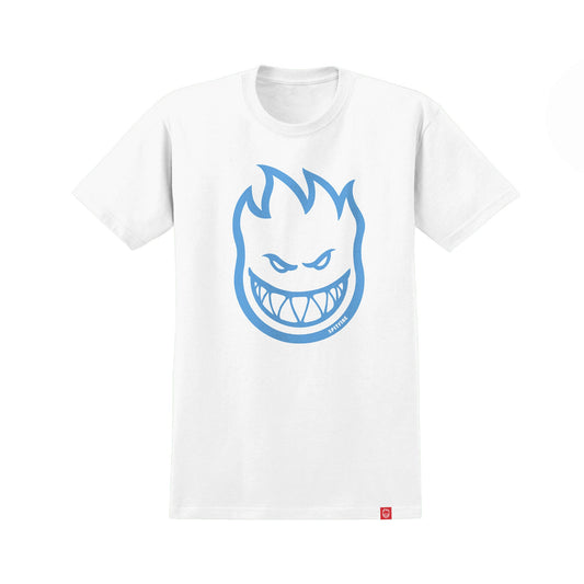 Spitfire Bighead Youth White/Light Blue Tee