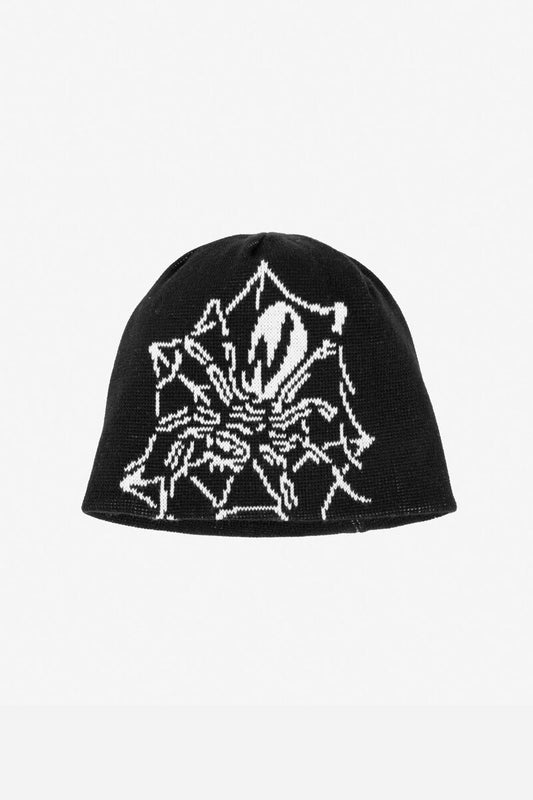 Wasted Paris Prey Reverse Brow Beanie - Black