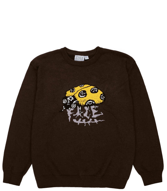 F*ce Samor Bug Knitted Sweater Brown