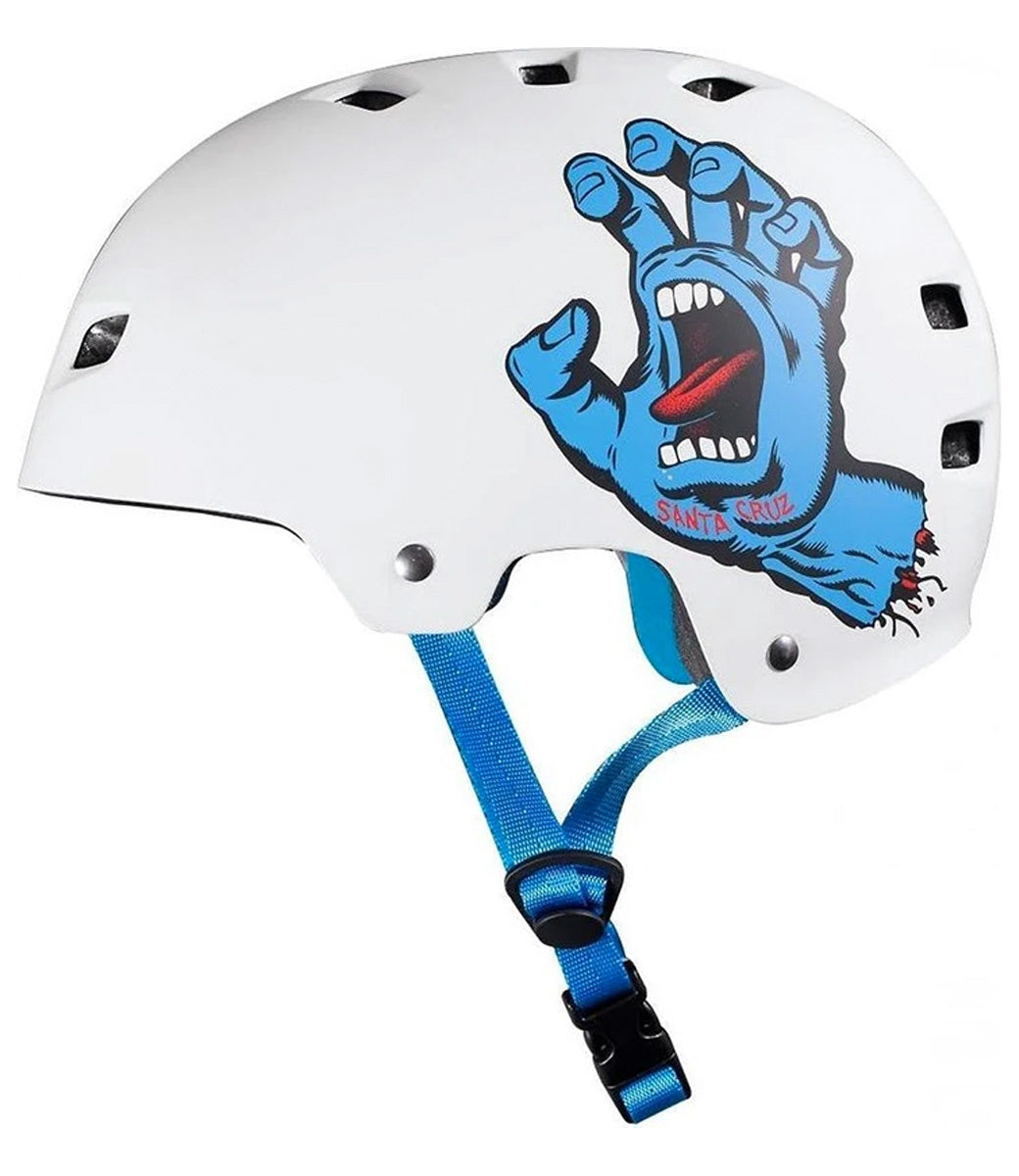 Bullet Screaming Hand Matt White Helmet L/XL (58cm-61cm)