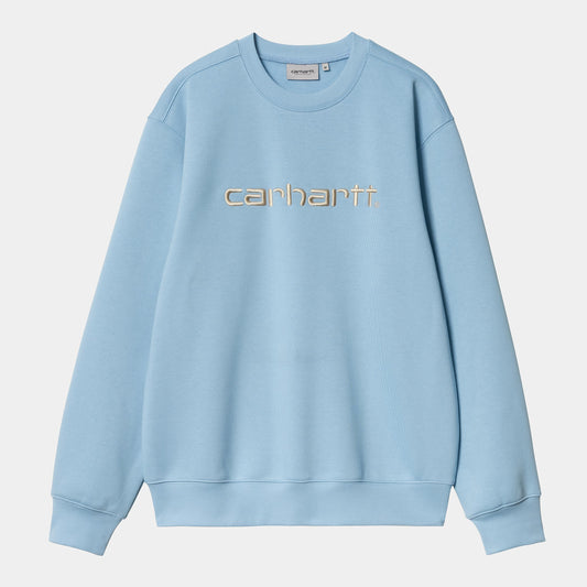 Carhartt WIP Sweat Crewneck Bluebird / Fleur De Sel