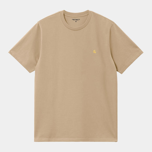 Carhartt WIP Chase Tee Sable/Gold