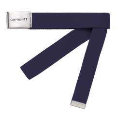 Carhartt WIP Clip Belt Chrome Cassis