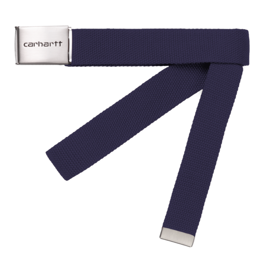 Carhartt WIP Clip Belt Chrome Cassis