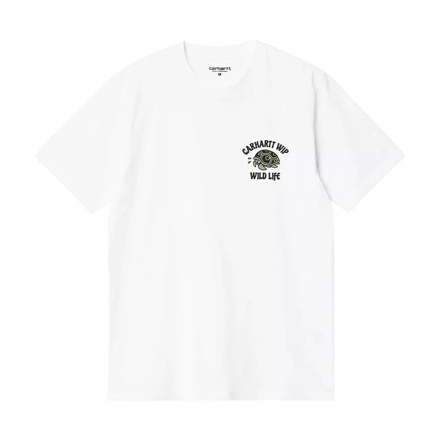 Carhartt WIP S/S Wild Life Tee White