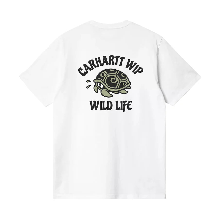 Carhartt WIP S/S Wild Life Tee White