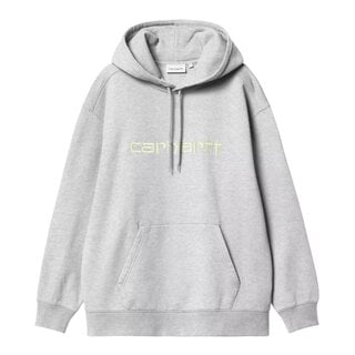 Carhartt WIP Hooded Sweat Ash Heather/Air Green