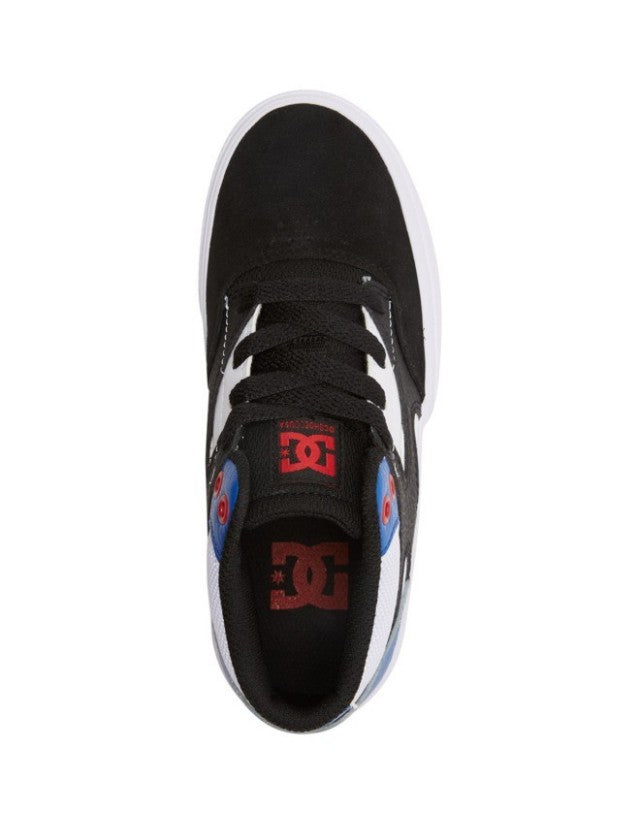DC Kalis Vulc Mid Youth Black/White/Red (BW5)
