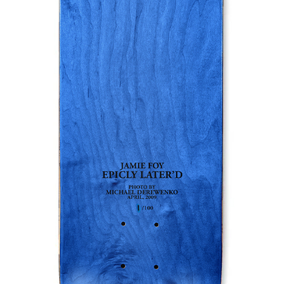 Deathwish Jamie Foy Epicly Later'd Skateboard Deck 8.5 (Numbered)