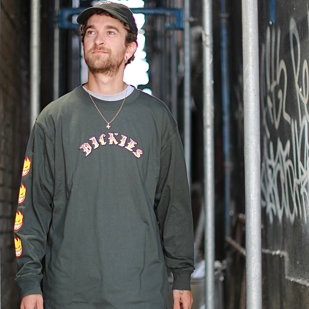 Dickies x Spitfire Longsleeve Green