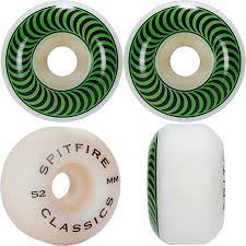 Spitfire Wheels - Classic Green 99a 52mm