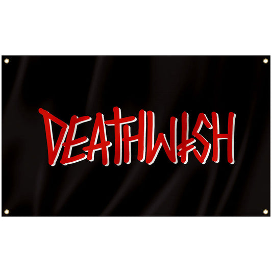 Deathwish Banner 5" x 3" Flag