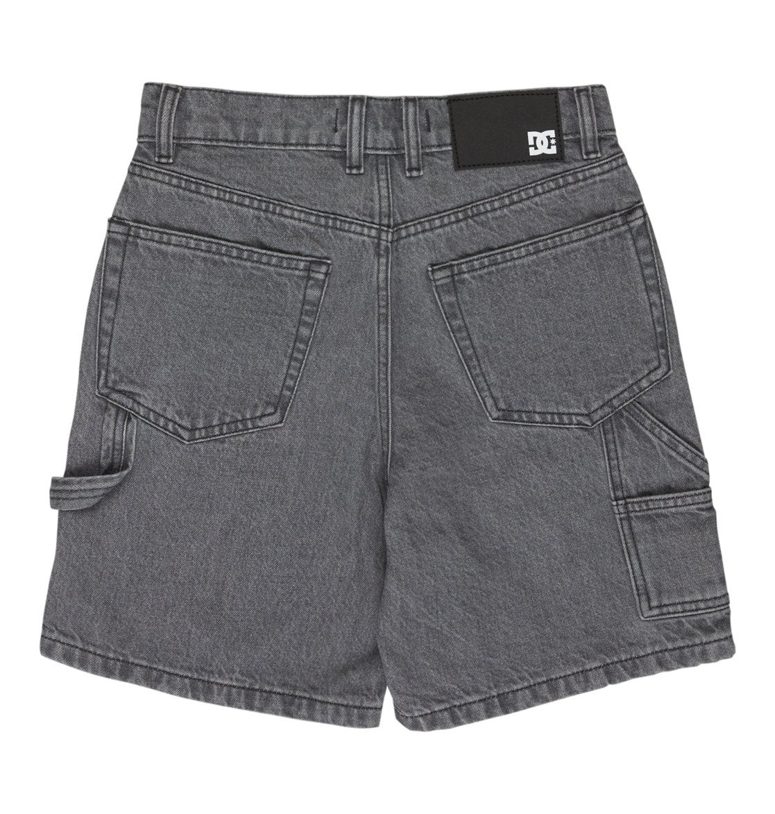 DC Carpenter Baggy Denim Short Youth Medium Grey