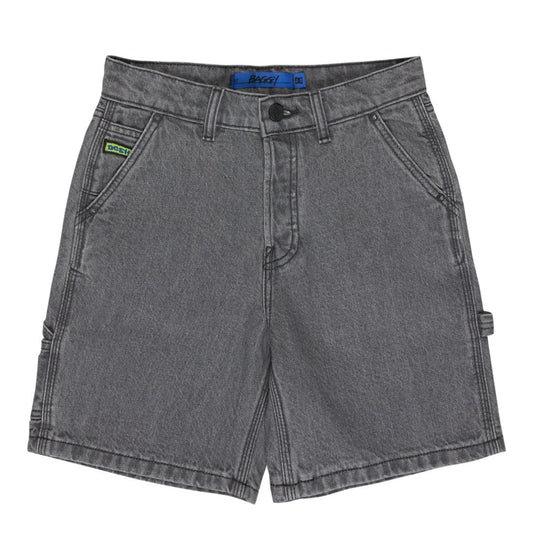 DC Carpenter Baggy Denim Short Youth Medium Grey