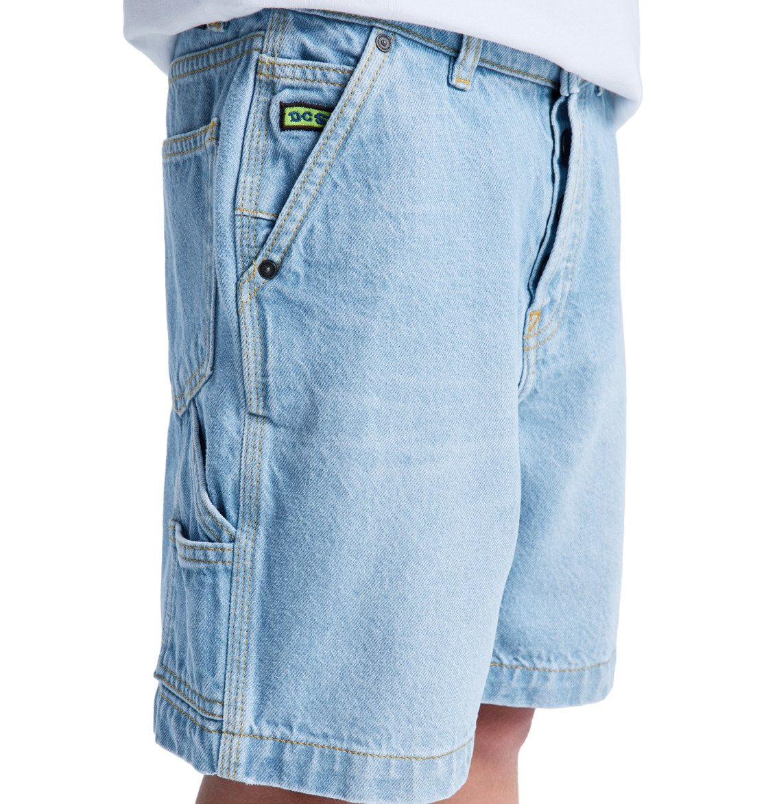 DC Carpenter Baggy Denim Short Youth Indigo Light