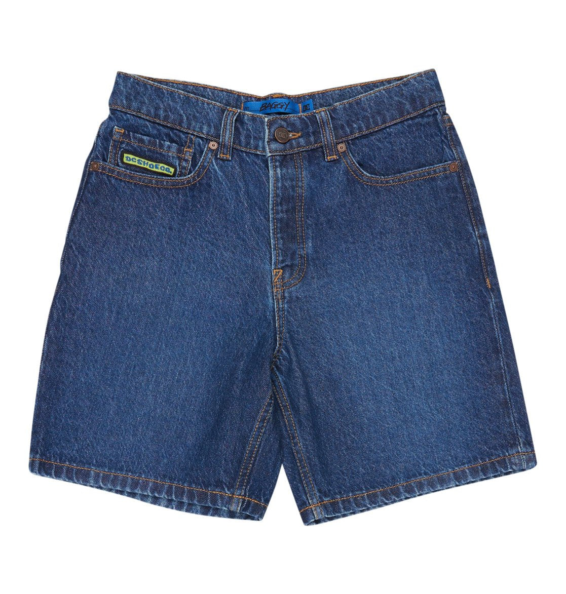 DC Baggy Denim Short Youth Stone Indigo